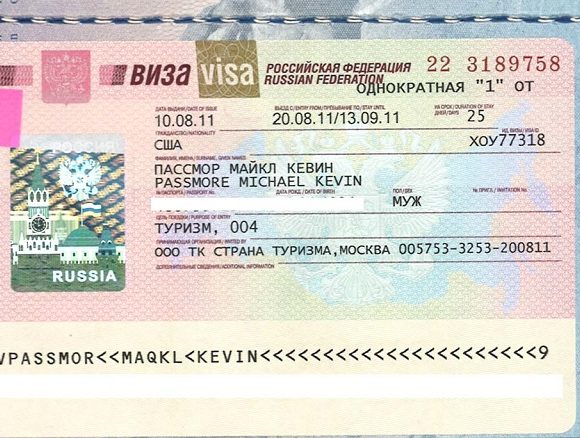 Visa Du Lịch Nga